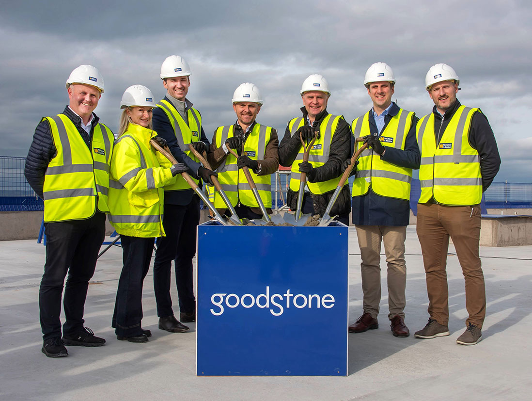 Goodstone Living and McAleer & Rushe top out at Edinburgh build-to-rent project